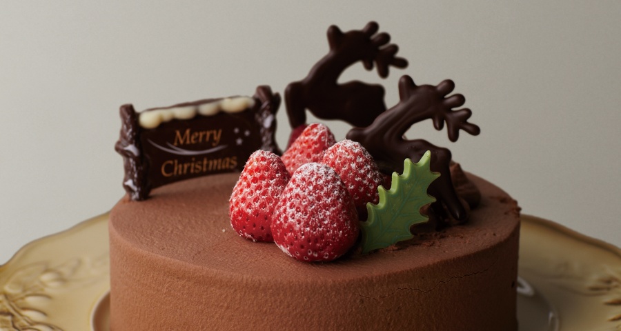 シャーリーテンプル チョコケーキ 160 緑 クリスマス 丸っこい 